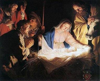 Jesus in manger