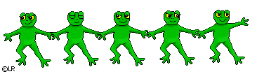 Green frogs 1