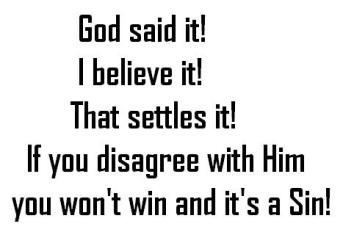 God Said It!