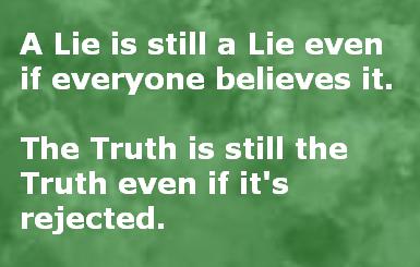 TRUTH OR A LIE